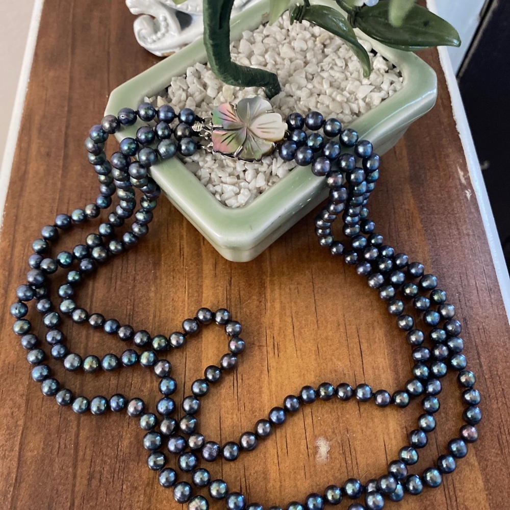 Vintage Multi-strand necklace with beads
